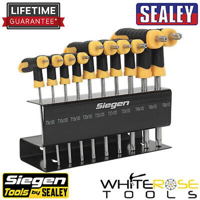Siegen S01151 TRX-Star* Key Set 10pc T-Handle