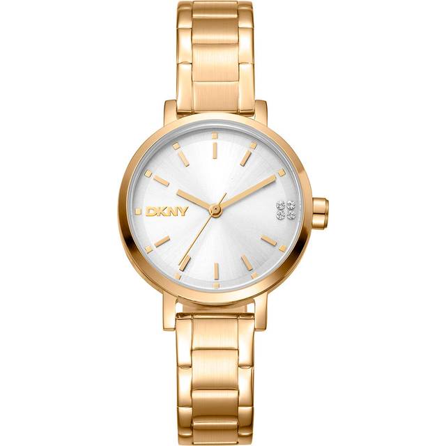 DKNY DK1L038M0055 Damenuhr Soho Glitz Gold 30mm 5ATM