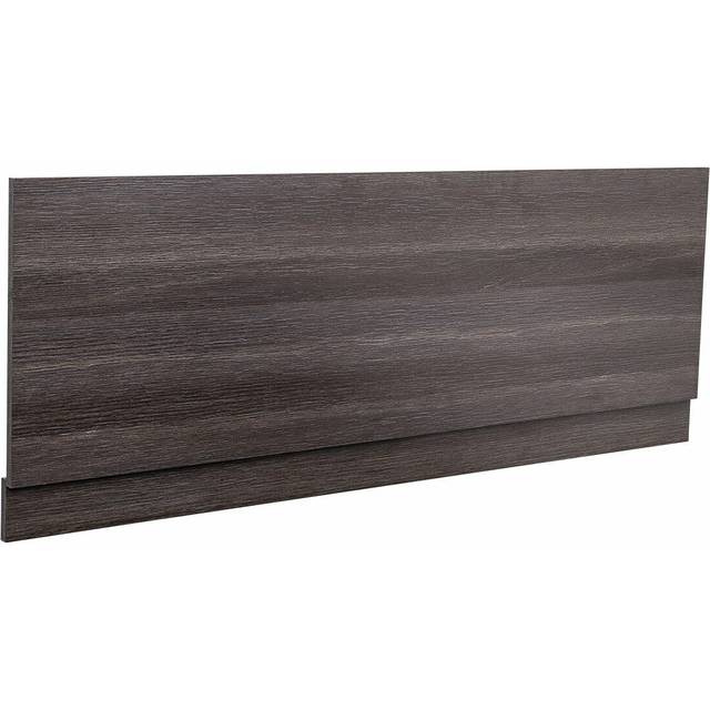 (1700mm Front Panel) Aquariss Calm Grey Effect Wood Shower Bath Panel