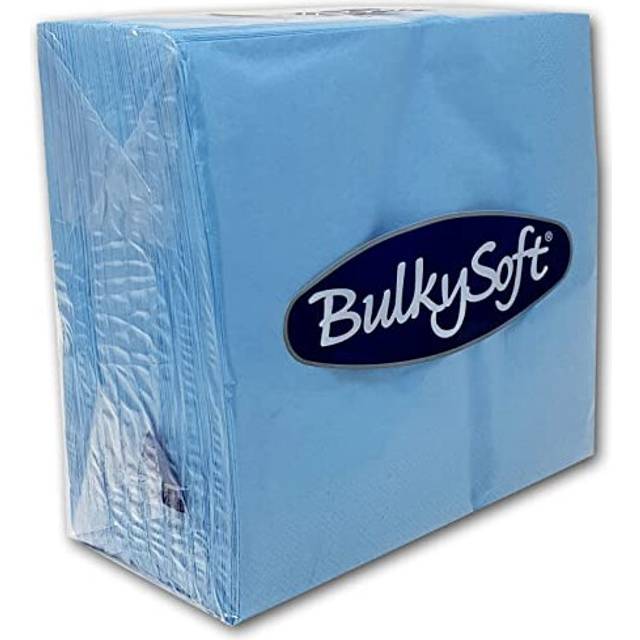 BulkySoft Paper Serviettes 2Ply Solid Colour Soft Napkins for Kitchen, Parties, and Events â Rip Proof Disposable Tableware - 33  33 cm â 100%