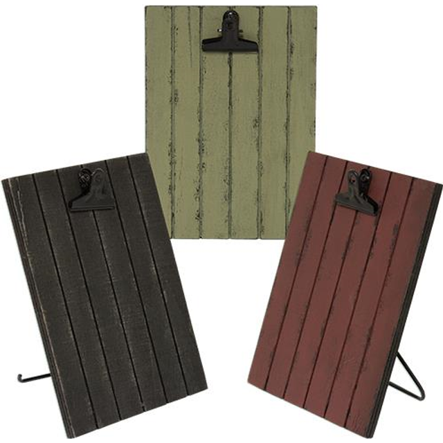 Standing Clipboard Picture Holder  3 Asstd.