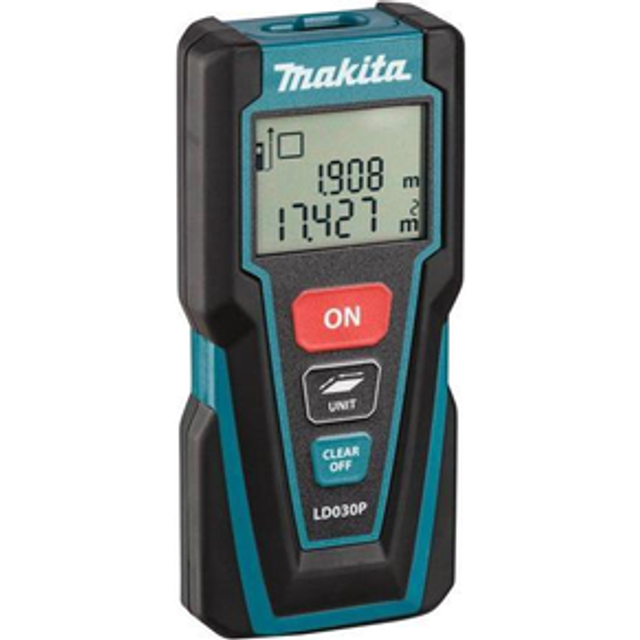 Makita LD030P rangefinder Black, Turquoise 0 - 30 m