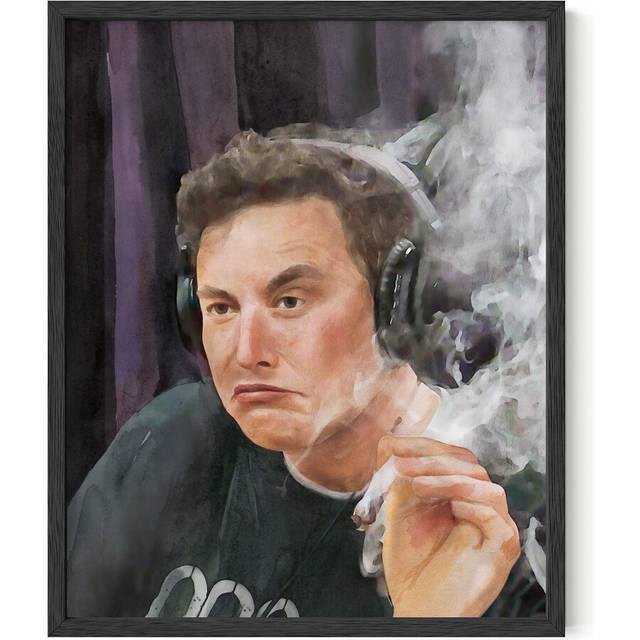 HAUS AND HUES Elon Musk Posters for College Dorm Trippy Room Decor and Cool Posters for Guys  Funny College Posters for Guys  C