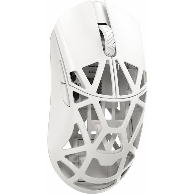 WLMouse Beast X Pro - Milky White [Omron Opticals] - Solid Sides