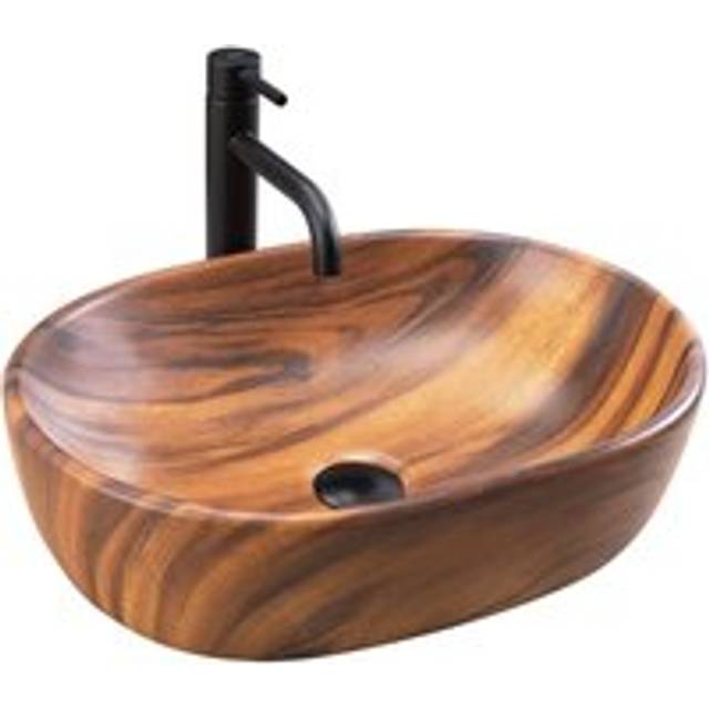 REA - Countertop Basin Amelia Wood Matt