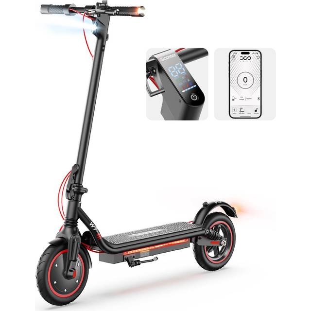 W7 Electric Scooter 650W Motor 36V10.5Ah Battery 35km/h 8.5 Air Tires Dual Suspension with App Max Load 120KG escooters