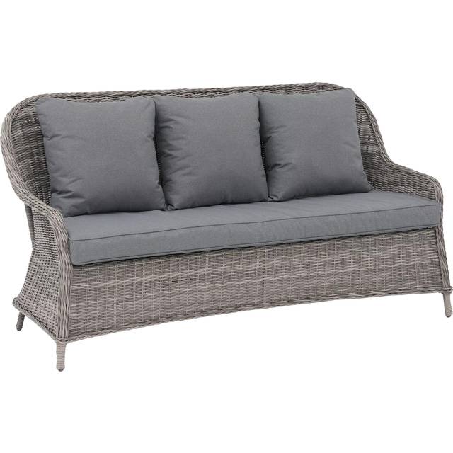 John Lewis Rye Woven 3-Seater Garden Sofa, Natural