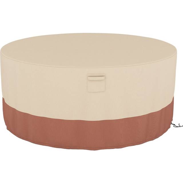Costway Beige Medium Round Patio Furniture Cover - Cream - 43 x 43 x 3cm