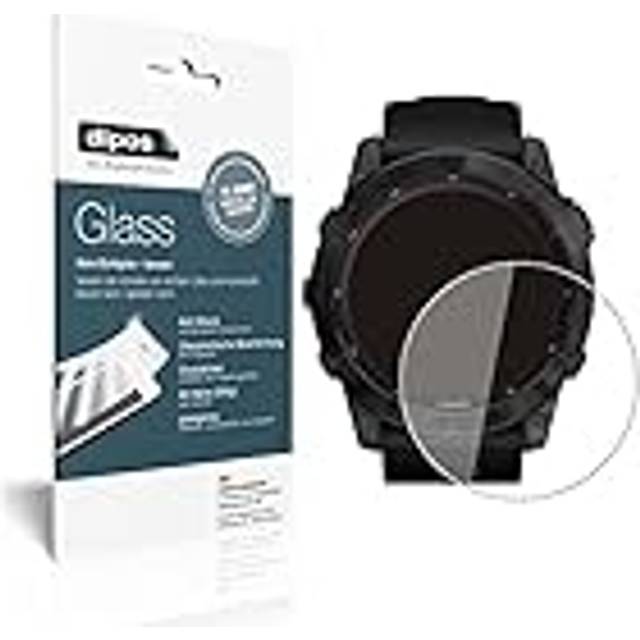 2x Screen Protector For Garmin Fenix 7 (47 Mm) Flexible Glass 9h Dipos