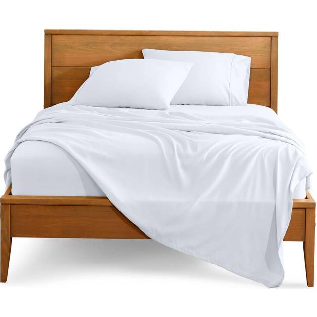 Bare Home Short Queen Sheet Set - 1800 Ultra-Soft Microfiber Short Queen Bed Sheets - Double Brushed - Deep Pockets - Easy Fit - 4 Piece Set - Bed She