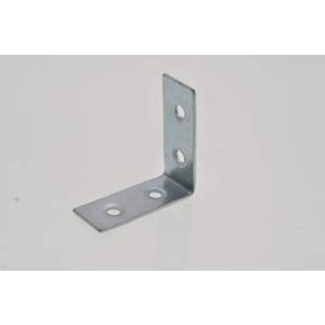 Wickes 38mm Zinc Angle Bracket - Pack of 20 - Zinc Plated