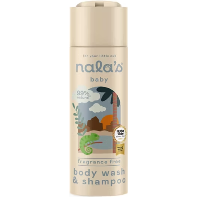 Nala's Baby Body Wash & Shampoo Fragrance Free 200ml