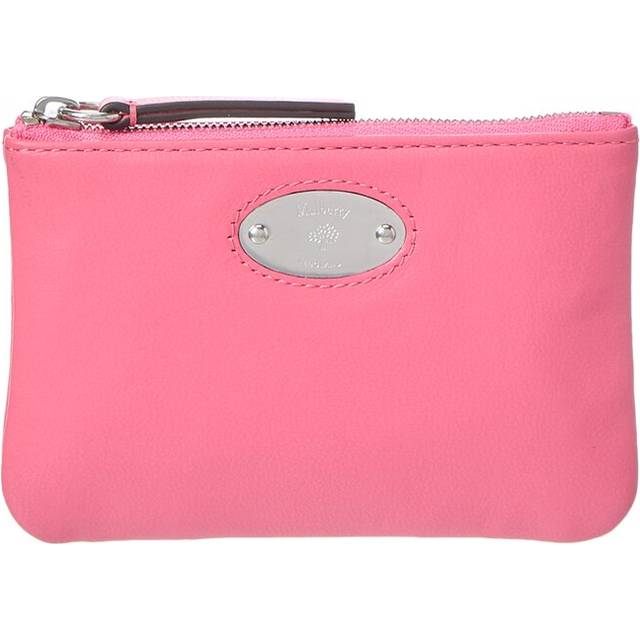 Mulberry Logo Plaque Small Leather Card Case