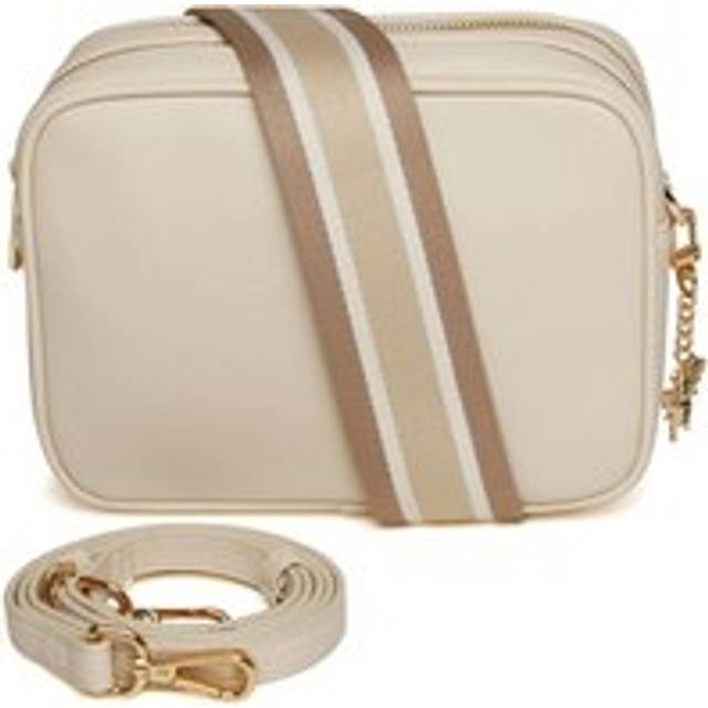 Pastel Soho Dual Compartment Camera Crossbody Bag - Cream - One Size