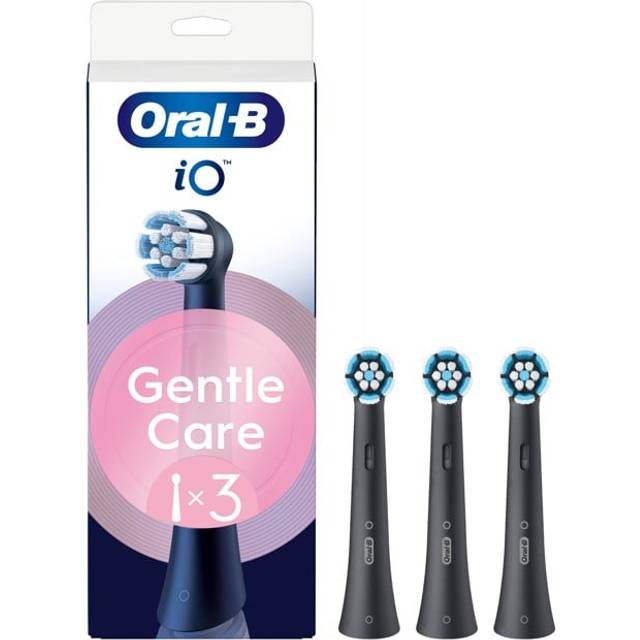 Oral-B iO Gentle Care Tandborsthuvuden Svart 3 st - Multi