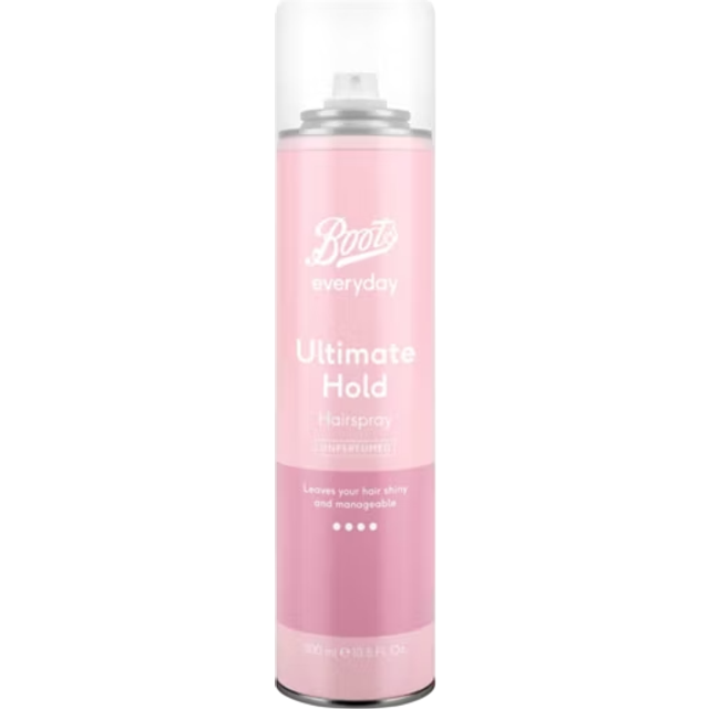 Boots Everyday Unperfumed Hairspray Maximum Hold300ml