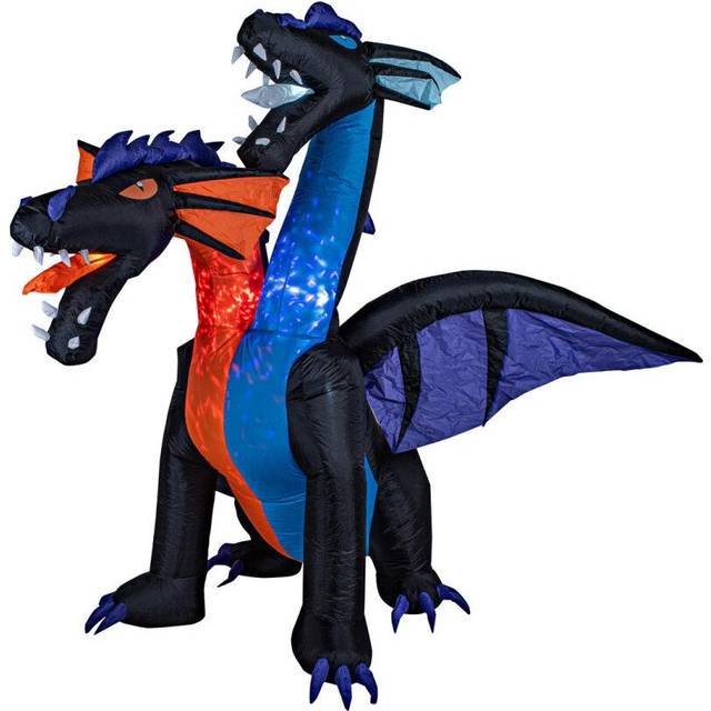 Europalms Halloween Dekoration Oppustelig Dragefigur 208cm