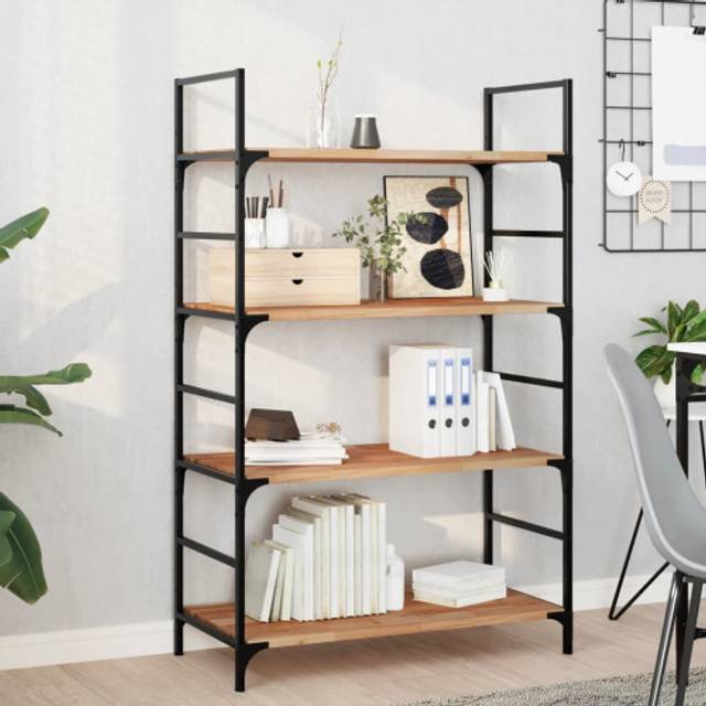 vidaXL Floating Shelves 2 pcs 80x40x2 cm Oil Finished Solid Wood Acacia - Brown