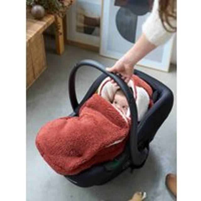 Sherpa Footmuff for Baby Car Seat & Carrycot, Foxy saffron