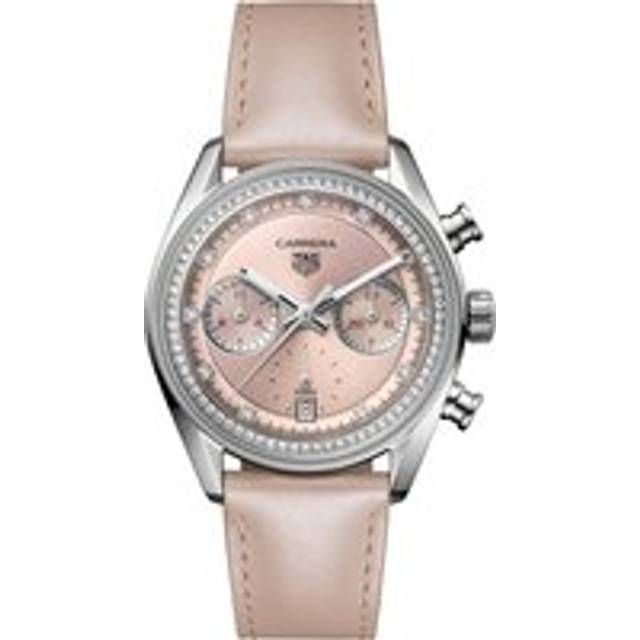 TAG Heuer Carrera Chronograph Circular Brushed Pink Watch