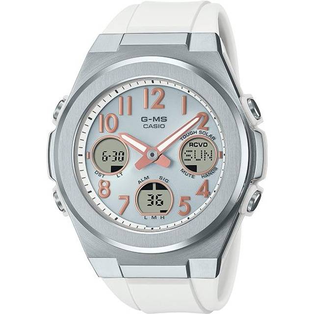 CASIO Women's Baby-G MSG-W610-7AJF [BABY-G G-MS] Round Watch White Resin *Stainless Steel