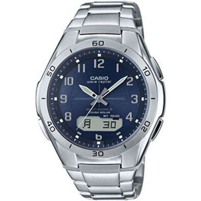 CASIO wave ceptor WVA-M640D-2A2JF [wave ceptor solar radio-controlled watch Multi Band6 Blue] Round