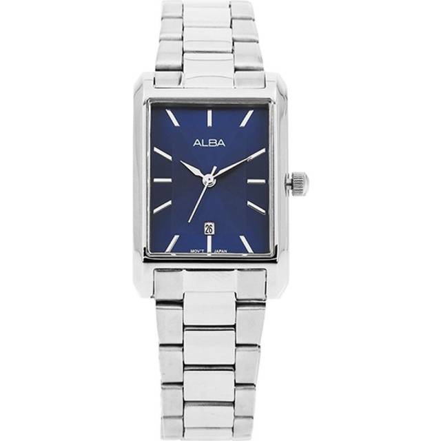 Seiko Alba Ah7dg9x1 Standard Square Women S Metal Watch AH7DG9X1