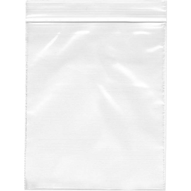 "Plymor 3"""""""" x 4"""""""" (Pack of 200)  4 Mil Heavy Duty Zipper Reclosable Plastic Bags"