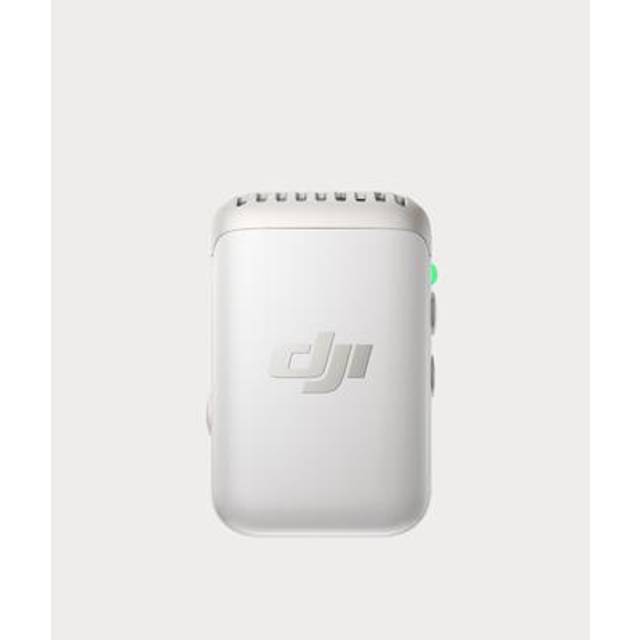 DJI Mic 2-sändare (svart), trådlös mikrofon med intelligent brusreducering, 14-timmars intern inspelning, 6-timmarsbatteri, magnetfäste, Bluetooth-mikrofon