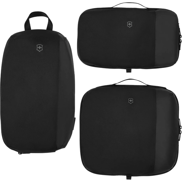 Victorinox travel essentials versatile packing cube set of 3 sizes black