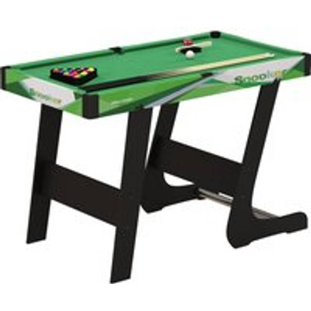 Sportnow 104cm Folding Mini Pool Table Set With 2 Cues, 16 Balls, Chalk, Triangle, Brush, Green