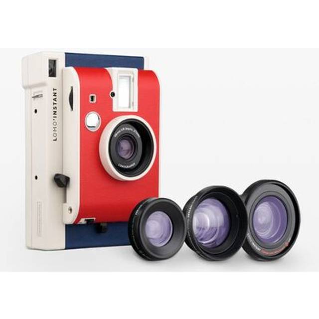 Lomography Lomo&#39;instant Wide Boston Instant Camera With Lens Attachments