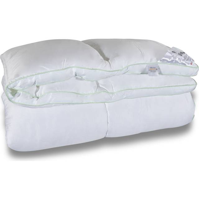 Borg Living Bambus Dyne 140x200 cm Helårsdyne Med Ekstra Blød Bambus Og Dunfiber Dundyne (200x140cm)