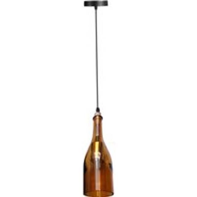 Vintage Retro Wine bottle Ceiling Pendant Light Lamp Shade Chandelier light UK~2228 - Yellow