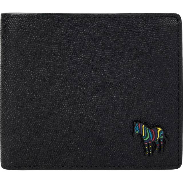 Paul Smith Zebra Coin Pouch Leather Wallet, Black