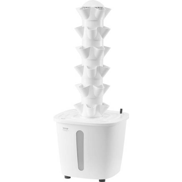 VEVOR Hydroponisches Anbausystem 30 Pods Smart Hydroponic Tower Wasserzirkulation