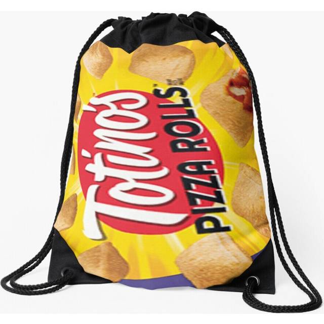 Drawstring Bag Pizza Rolls Sport Gym Shoe Backpack