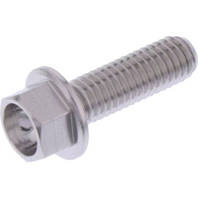 Pro-Bolt Flanged Hex Head Stainless Steel Bolts - M5 x 0.80mm x 16mm (16mm)