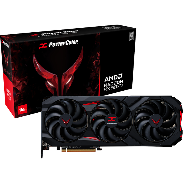 Powercolor AMD Radeon RX9070 16GB Red DEVIL RX9070 16G-E/OC