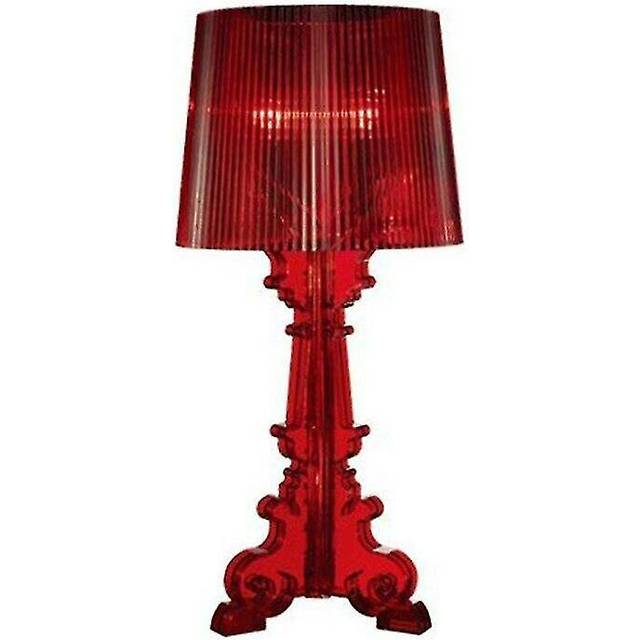 "20"" Clear Acrylic, High Accent Table Lamp Without Bulb"
