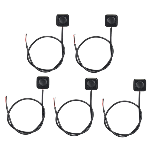 5Pcs Momentary Switch Push Button ON Off 12V 24V Mount Mini