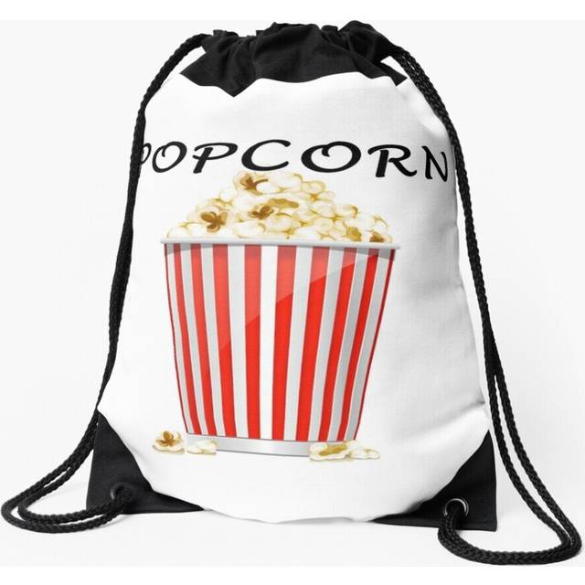 Drawstring Bag popcorn day Sport Gym Shoe Backpack