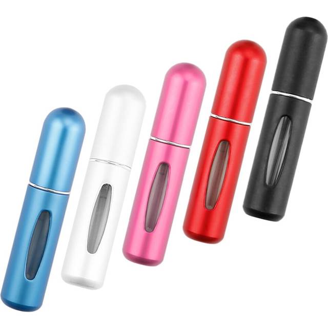 5PCS Perfume Atomiser Bottles 5ml Portable Travel Spray Sprayer Fragrance Empty Bottle for Men Women Girls Ladies