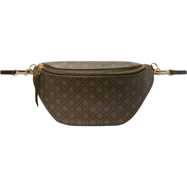 Tory Burch T Monogram Coated Canvas Belt Bag - French Press