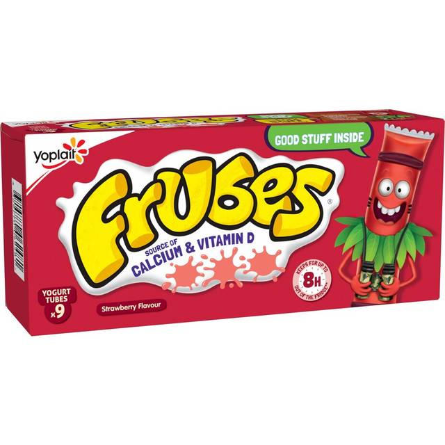Frubes Strawberry Kids Yoghurt Tubes Multipack 9X37G