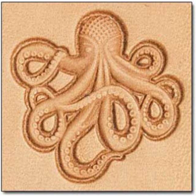 Tandy Leather Craftool? 3-D Stamp Octopus 8674-00