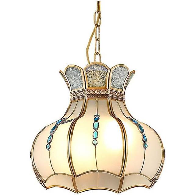 Chandelier All Copper American Lanterns Creative Simple Atmosphere Bedroom Dining Balcony