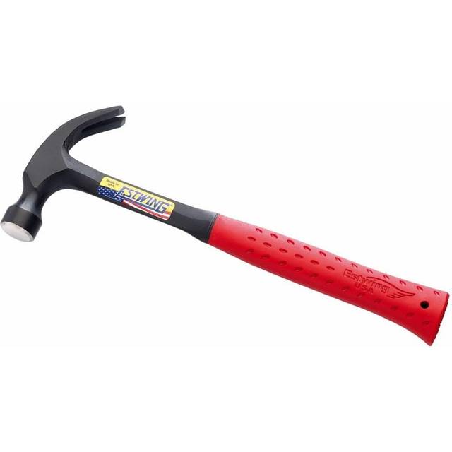 E3/20CRED E3/20C Curved Claw Hammer - Red Vinyl Grip 560g (20oz) ESTE320CRED - Estwing