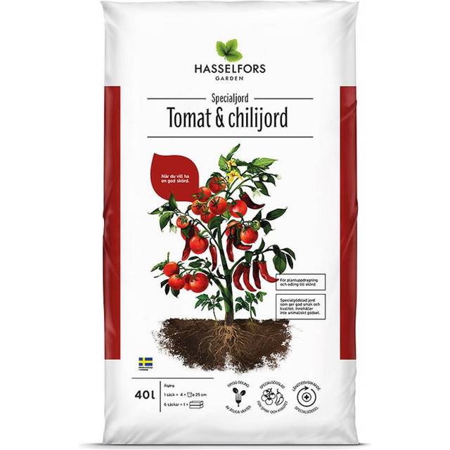 Tomat & Chilijord Hasselfors 40L