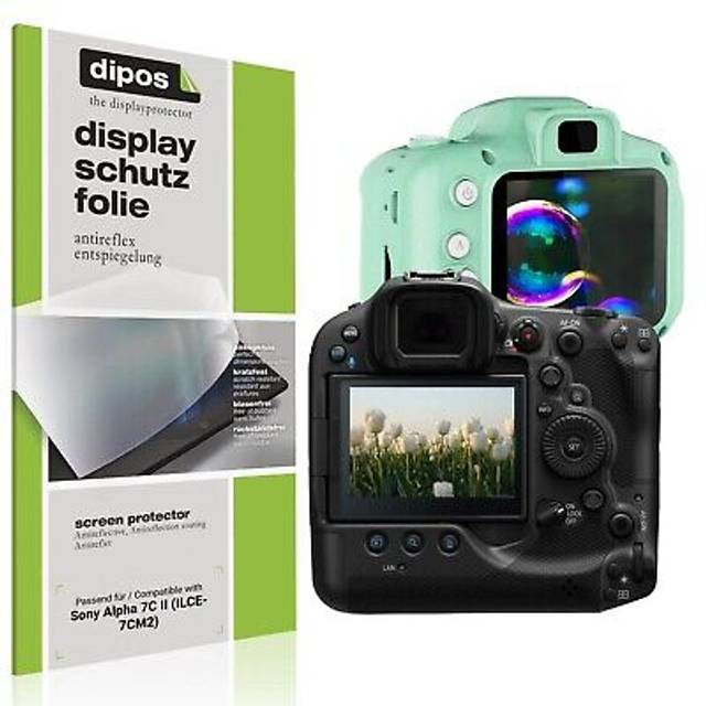 4x screen protector for sony alpha 7c ii (ilce-7cm2) protection anti glare dipos